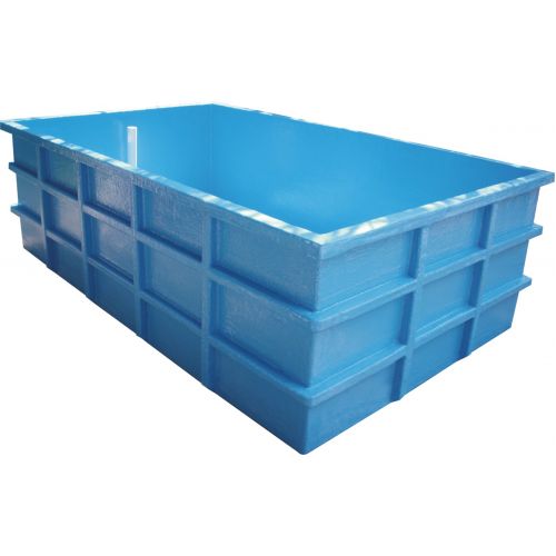 Купель прямоугольная 2,5х1,5х1,3 м, полипропилен, для бани и сауны, Россия, KU3073